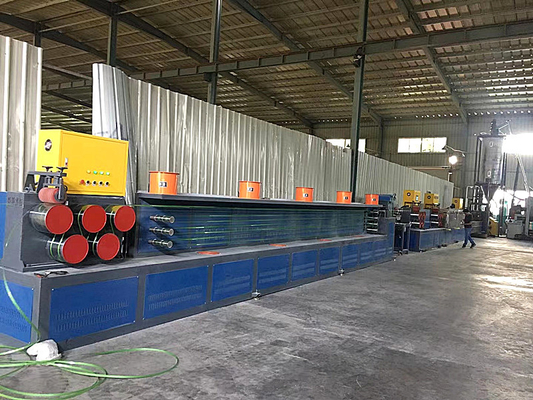 Maschine zur Herstellung von Haustierbanden in Guomao mit 100% recycelten Flaschenflocken, Produktionslinie für Haustierbanden
