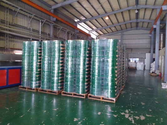 Breite 9-32 mm PET-Band Extrusionslinie automatisch für Verpackung Bandband