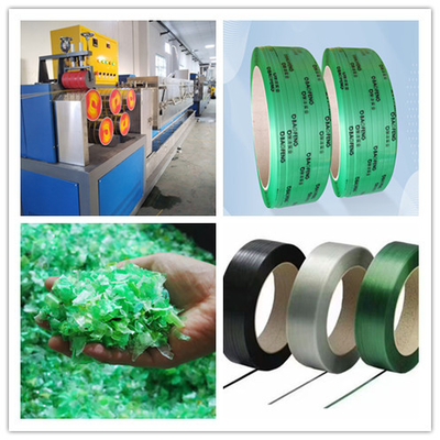 9-32 mm Breite Isolierstreifen Extrusionsproduktionslinie PET Strap Making Machine für Stahl