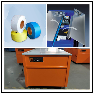 Geschwindigkeitskartonverpackung Intelligente Schreibtisch-Strappmaschine mit automatischer Kühlzeitregelung,Box-Strappmaschine
