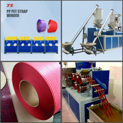 Verpackungsmaschinen PP-Gurt-Produktionslinie PP-Gurtmaschine PP-Gurt-Ausrüstung mit 5-19 mm