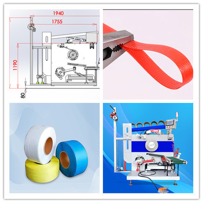 5-19 mm Hochgeschwindigkeits-Produktionslinie für PP-Strapper PP-Strapper-Ausrüstung PP-Strapper-Maschine mit einzigartigem Kühlkreislaufsystem