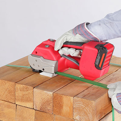 Desktop-Strapping-Maschine vollautomatisch mit intelligenter digitaler Anzeige, leise Bündelung, 2,5 Sekunden pro Streifen