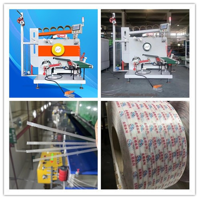 PLC-Touchscreen-Betrieb Automatische Bindemaschine, PP-Verpackungsteppich-Servowickelmaschine, Liniengeschwindigkeit: 200-350 m/min