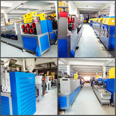 Verstellbare Geschwindigkeit PP-Gürtel-Extrusionslinie, PP-Verpackungsgürtel-Produktionslinie, PLC-Touchscreen-Steuerung, Leistung 150KG-600KG/H