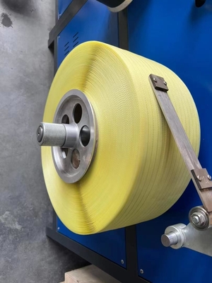 Vollautomatische PP-Gürtelmachmaschine mit Siemens-Motor und &gt; 260-300 m/min Gürtelgeschwindigkeit