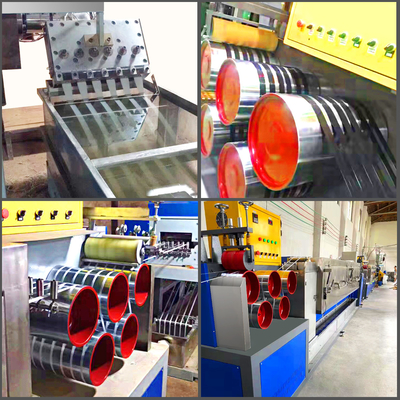 5-19mm individuell angepasste Single Screw PP-Gürtelmachmaschine Verstellbare Gürtelspannung Doppelstation Winder