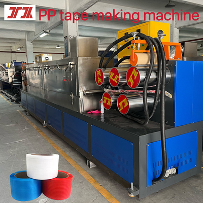 Produktionslinie für PP-Verpackungsgürtel, PLC-gesteuerte PP-Gürtelherstellungsmaschine, Breite: 5-19mm,Dicke: 0,3-1,2mm
