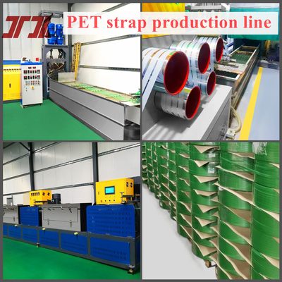 Effizienz PET-Streifenherstellungsmaschine zur Herstellung von PET-Streifen aus 100% Flaschenflocken