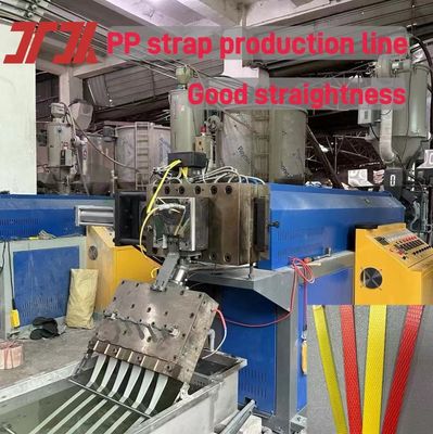 5-19 mm Polyethylen PP Band Produktionslinie mit PLC-Steuerung