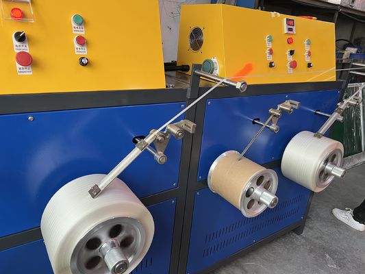 Doppelschnecken-PP-Gurt-Herstellungsmaschine 5-19mm mit automatischem Wickler