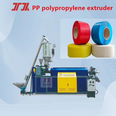Individuelle PP-Plastikmaschinen PP-Strapper-Produktionsmaschine mit automatischer Wickelmaschine