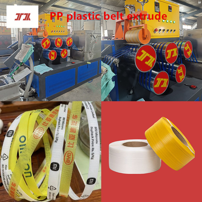 Hochgeschwindigkeitsmaschinen für Kunststoffe 5-19 mm PP-Strapper-Produktionslinie PP-Extruder für die Steuerung durch PLC