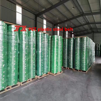 Hochtemperatur- und UV-beständiges PET-Verpackungsteppich Breite 9-32 mm Zugkraft 200-1500 kg