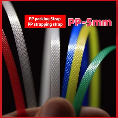 PP-Verpackungsteppich PP-Kunststoffband PP-Umweltfreundliches Verpackungsteppich Breite: 5-19 mm Dicke 0,3-1,2 mm