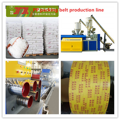 Kunststoffmaschinen PP-Polypropylen-Strap-Ausrüstung mit 100-600KG/24 Extrusionsleistung