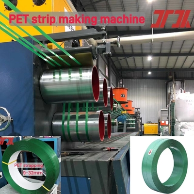 angepasste Farb-PET-Gürtelmachmaschine mit Doppelstationswickler