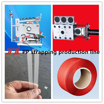 Lieferung von Kunststoffmaschinen PP-Strapper-Produktionslinie Automatische Wickelmaschine SKD-11
