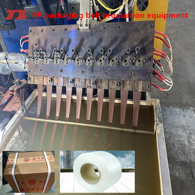 Kunststoffmaschinen PP-Extruder PP-Streifen-Produktionsgeräte PLC-Steuerungssystem