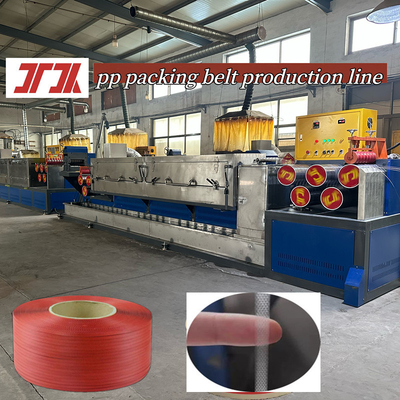 Kunststoffmaschinen PP-Extruder PP-Streifen-Produktionsgeräte PLC-Steuerungssystem
