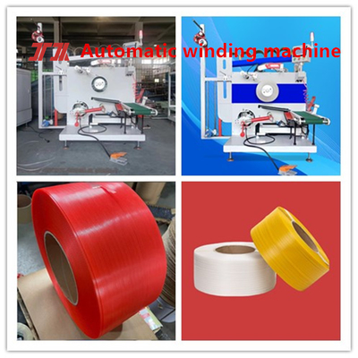 Maschinen für Kunststoffe PET-Produktionslinie für Stahlstreifen aus Kunststoffservo-automatische Wickelmaschine