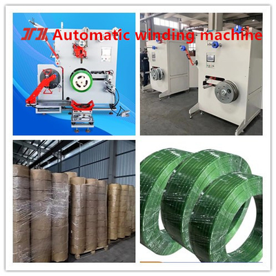 Maschinen für Kunststoffe PET-Produktionslinie für Stahlstreifen aus Kunststoffservo-automatische Wickelmaschine