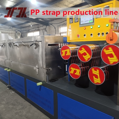 Automatische Winder PP-Gürtel-Extrusionsmaschine mit PLC-Steuerungssystem für die gesamte Linie