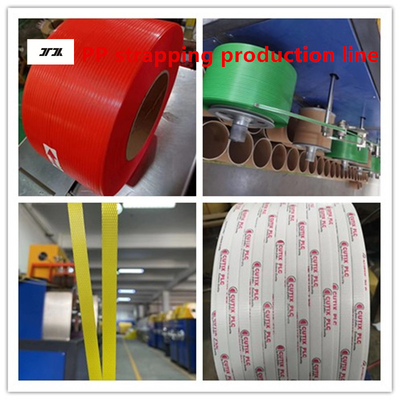 Weiterentwickelte Produktionslinie für PP-Strapper, PP-Extruder und PP-Strapper für Servowickelmaschinen