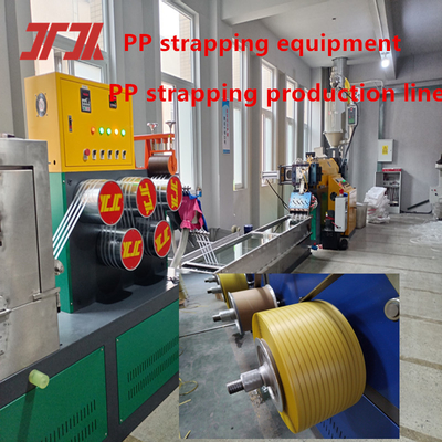 Einzelschraube Vollautomatik 280-300kg/h Plastik PP Vierband Extrusionsproduktionslinie mit ISO