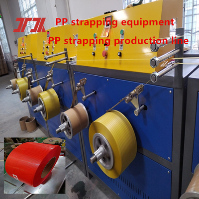 Ausrüstung für PP-Streifen PP-Plastik-Streifen Ausrüstung für PP-Streifen Produktionslinie PP-Extruder-PLC-Steuerungssystem