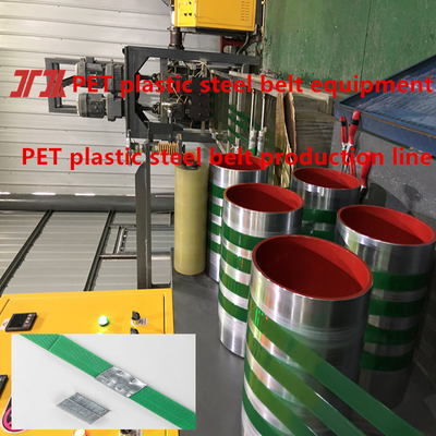 Produktionslinie für Kunststoff-Extruder und PET-Strap-Einrichtungen aus Kunststoff aus Stahl für energieeffiziente und umweltfreundliche Öfen