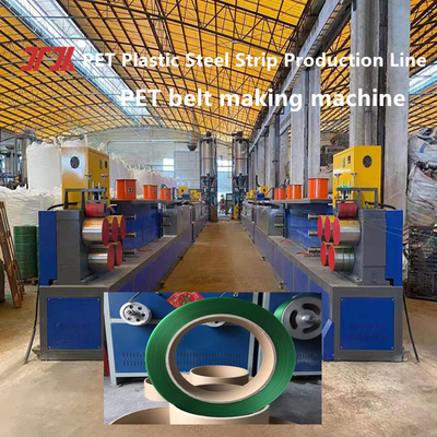 Produktionslinie für Kunststoff-Extruder und PET-Strap-Einrichtungen aus Kunststoff aus Stahl für energieeffiziente und umweltfreundliche Öfen