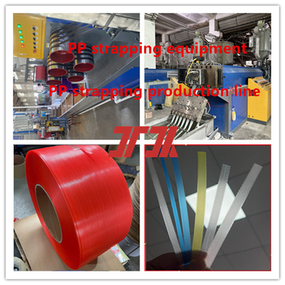 100% Recyclingmaterial PP Verpackungsgürtel Maschine mit PLC-Steuerungssystem und automatischem Winder