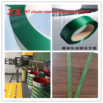 Großhandelsverpackungsmaterialien Grünes PET-Gürtel PET-Kunststoff-Stahl-Gürtel für Aluminium-Gürtel