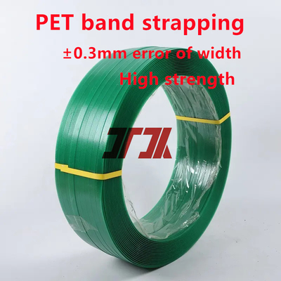Hohe Zugfestigkeit Festiges Polyester Kunststoff Pet Strapping Roll Polyester