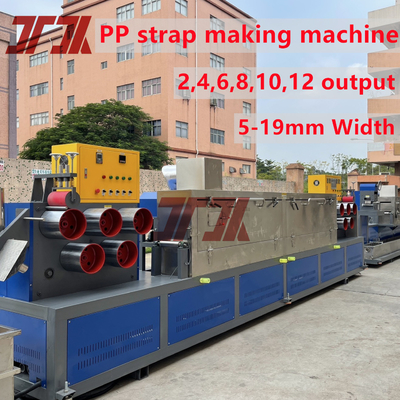 Energieeffizienz PP Verpackungsband Extruder Produktionslinie mit automatisiertem Betrieb 5-19 mm