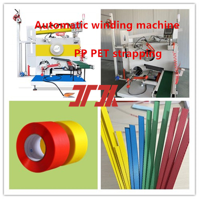5-19 mm PP-Gürtel automatische Hochgeschwindigkeitswickelmaschine automatische Rückwickelmaschine für PLC-Steuerungssystem
