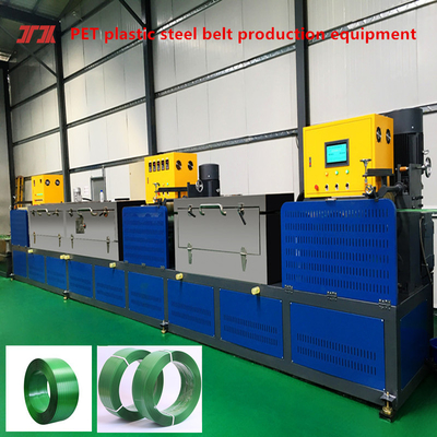 Kunststoff-Extruder Einschraub 4Streifen Kunststoff-Streifen-Verpackungsmaschine PET-Streifen-Extrusionslinie