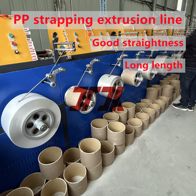 Ein Schraubfaser aus Kunststoff PP-Gurt Extrusionsmaschine mit PLC-Steuerung