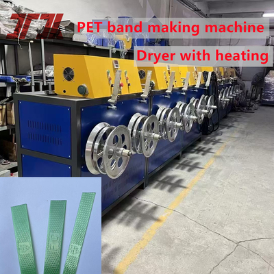9-32mm angepasste PET-Gürtelmachmaschine verwendet recyceltes Material mit halbautomatischem Winder