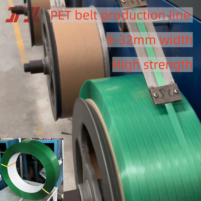 9-32mm angepasste PET-Gürtelmachmaschine verwendet recyceltes Material mit halbautomatischem Winder