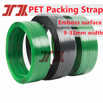 9-32mm maßgeschneiderte grüne Embossing PET Strips 4output Machinery mit GUOMAO Motor und automatischer PLC Steuerung