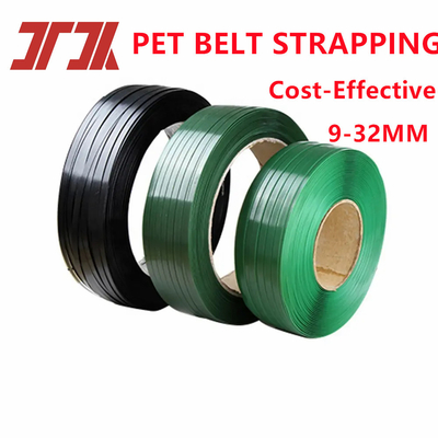 9-32mm maßgeschneiderte grüne Embossing PET Strips 4output Machinery mit GUOMAO Motor und automatischer PLC Steuerung