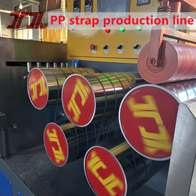 280 KG/h Kapazität PP-Gürtelmachmaschine mit automatischem Winder und 4 Netzzirkulationsfiltern
