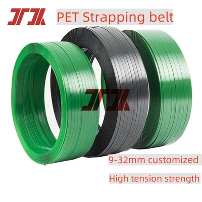 9-32 mm angepasster Polyester-PET-Palettenverpackungsgürtel für die Verpackung schwerer Güter