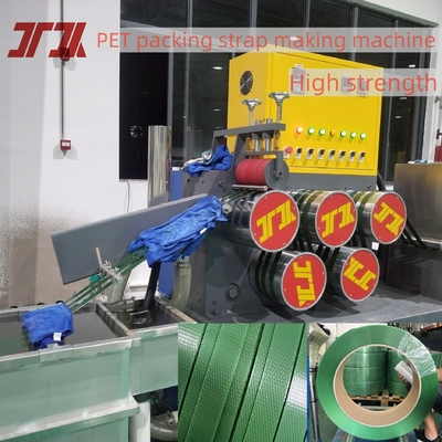 220-250 KG/H Kapazität Pet-Gürtel Produktion Kunststoff Extrusionslinie mit 3,5m2 Filterfläche und ordentliche Winding Winder