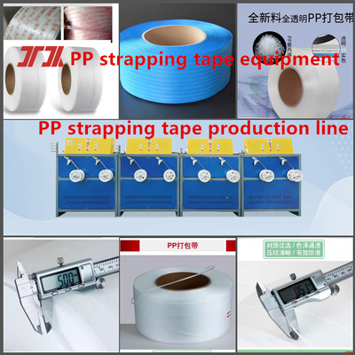 Individuelle 5-15mm Single Screw PP-Strapping-Produktionslinie PP-Strapping-Maschine für PLC-Steuerungssystem