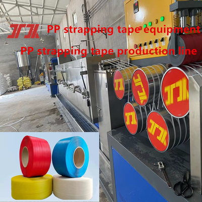 Individuelle 5-15mm Single Screw PP-Strapping-Produktionslinie PP-Strapping-Maschine für PLC-Steuerungssystem