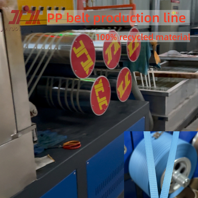 Vollautomatische Single Double Screw PP Strap Extrusionslinie, die eine starke Festigkeit bietet