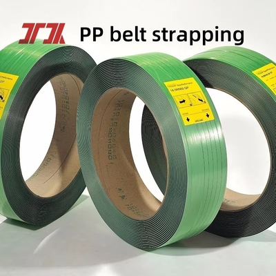 Stärke>500 kg Breitdruckbare Poly Strapping Transparentes grünes PET Strap erschwingliche Verpackung Banding Strapping